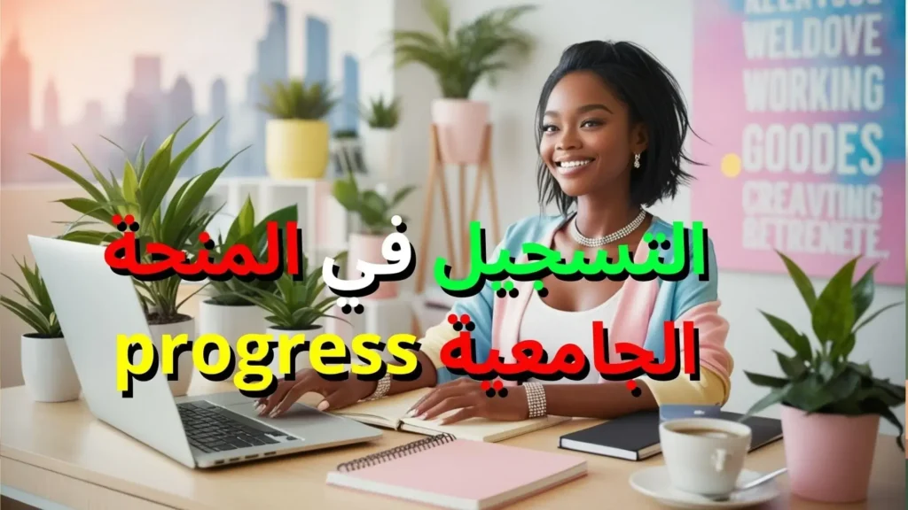 التسجيل في المنحة الجامعية progress